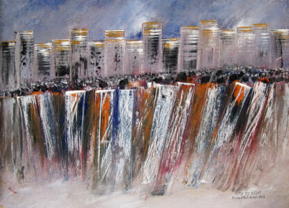 City by Night - 30 x 40 - olio su tela (2009)